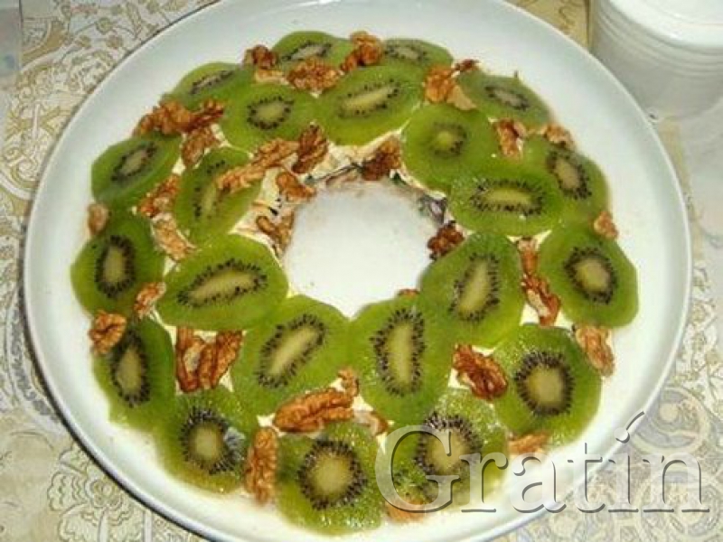 Огуречный салат с маслинами и киви, пошаговый рецепт с фото от автора Ольга