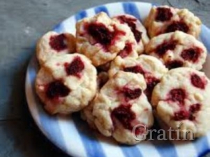 Печенье с малиной