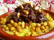 Кус-кус с каштанами и бутонами розы Кус-кус с каштанами и бутонами розы