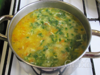 Чесночный суп с плавленым сыром Чесночный суп с плавленым сыром