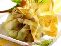 Мешочки с козьим сыром Мешочки с козьим сыром